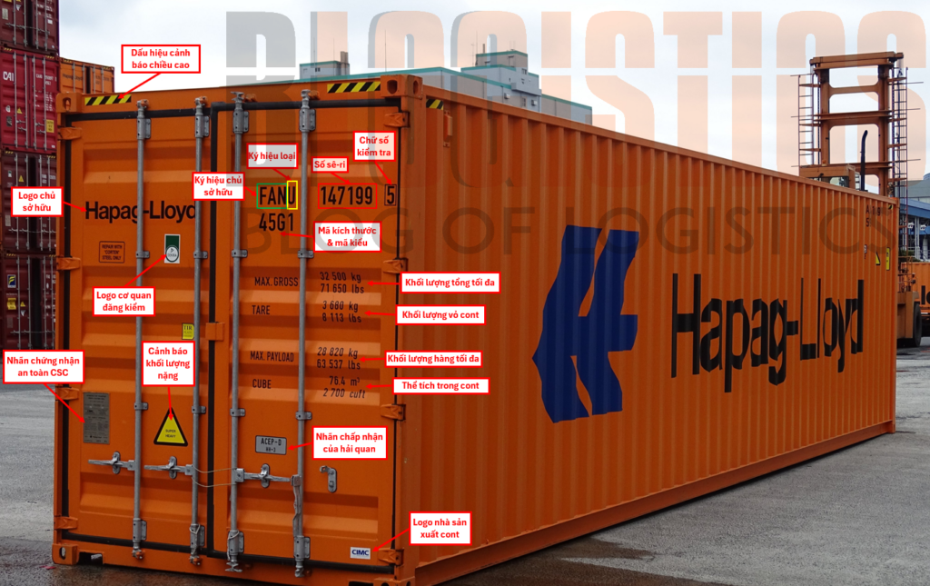 Cách nhận dạng container thật giả!