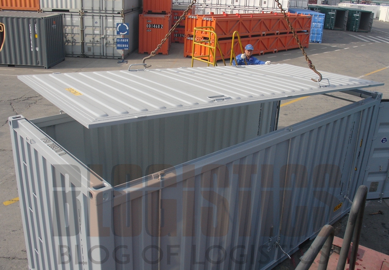 Một loại hardtop container.